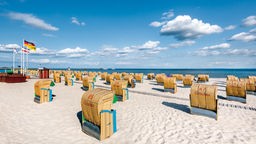 Ostseeküste: Strandkoerbe in Groemitz