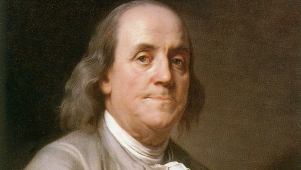 Benjamin Franklin im Portrait
