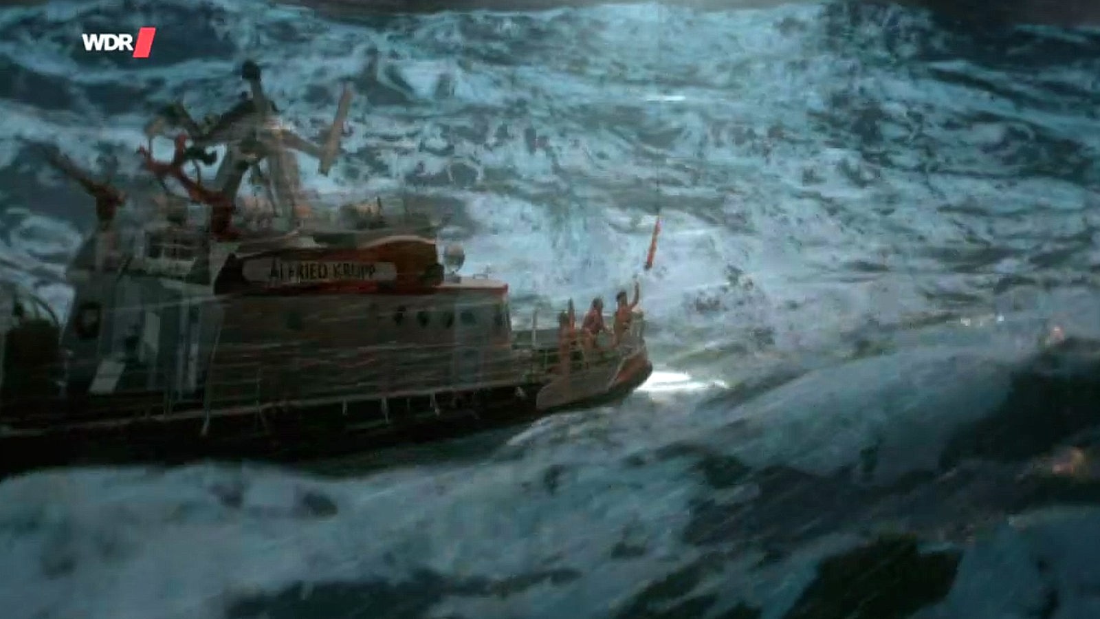 Screenshot aus dem Film "Seenotretter in Seenot"