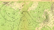 Wetterkarte Westeuropa Nordatlantik