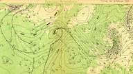 Wetterkarte Westeuropa Nordatlantik