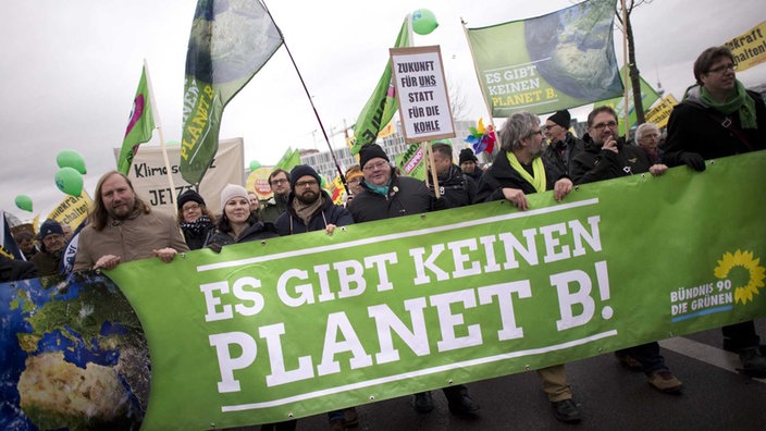 Demonstration gegen den Klimawandel