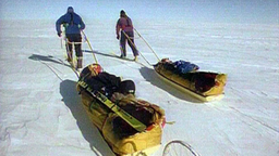 Der Film zeigt Arved Fuchs und Reinhold Messner auf ihrer gemeinsamen Südpolexpedition.