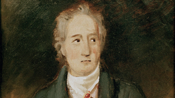 Ölskizze, Porträ von Johann Wolfgang von Goethe