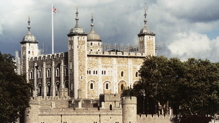 Der Tower of London mit seinen vier Türmen