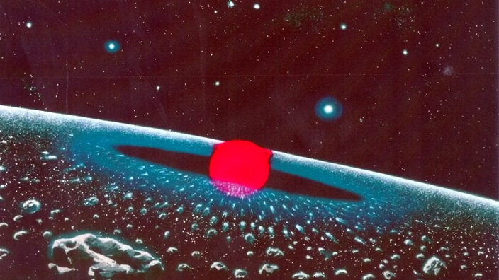 Illustration: Roter Riese | Bildquelle: AP/Smithsoniaan Astrophysical Observatory Illustration: Roter Riese