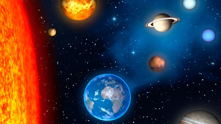 Illustration Sonnensystem