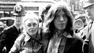 Mick Jagger und Marianne Faithfull