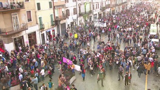 Frauenhass - Demo gegen rechtes Denken Italien