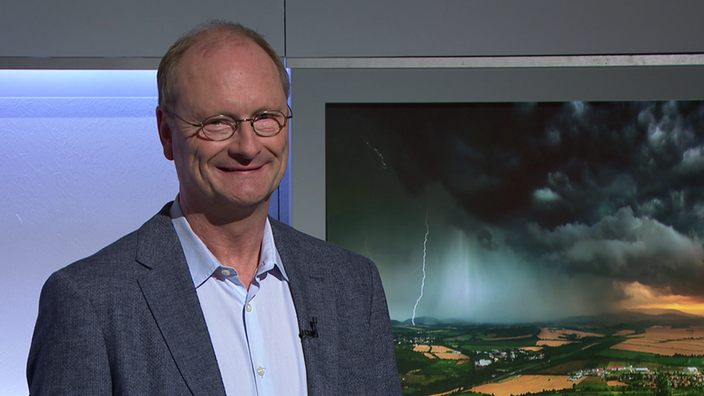 ARD-Wettermoderator Sven Plöger zu Gast im Planet Wissen Studio.