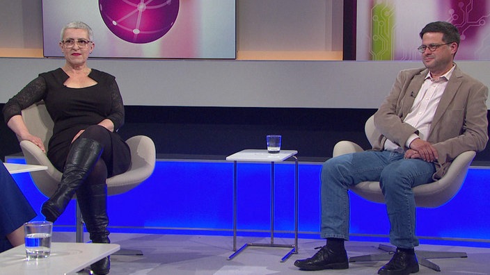 Zu Gast: Annette Seidel-Arpaci und Gideon Botsch | Bildquelle: BR Zu Gast: Annette Seidel-Arpaci und Gideon Botsch