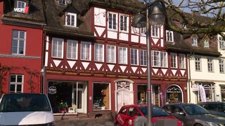 Eine Hausfassade in Höxter