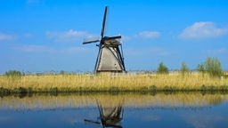 Windmühle in den Niederlanden.