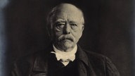 schwarz-weiß Portrait von Otto Eduard Leopold von Bismarck