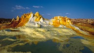 Die Geothermallandschaft Dallol.