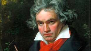 Ölgemälde: Porträt von Ludwig van Beethoven
