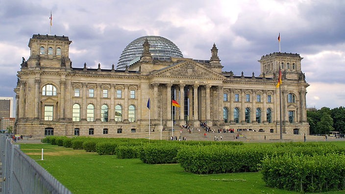Aufnahme vom Bundestag.