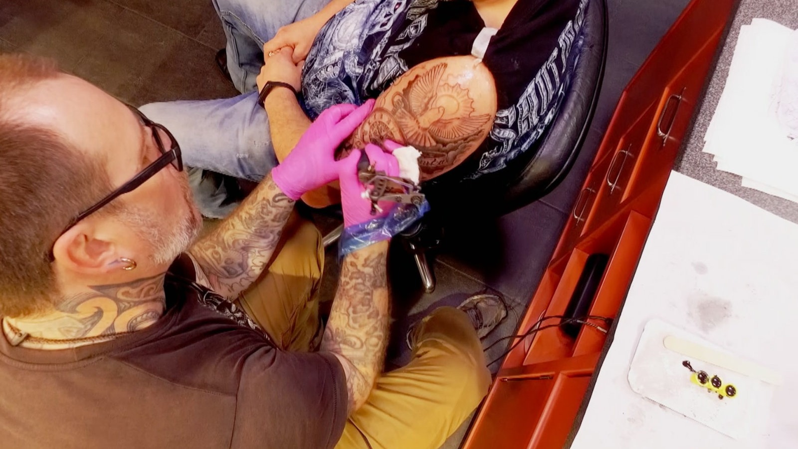 Heiko Gantenberg Künstler im TattooStudio Wissen
