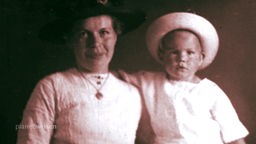 Kinderbild von Willy Brandt mit seiner Mutter