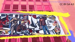 Verschiedene Kunstwerke aus der Zeit nach 1945