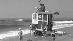 Badende am Meer