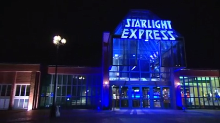 Das Bild zeigt, das Gebäude von Starlight Express.