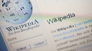 Screenshot der Wikipedia-Startseite