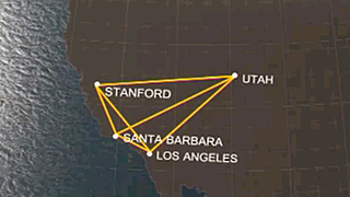 Bearbeitetes Satellitenbild der westlichen USA