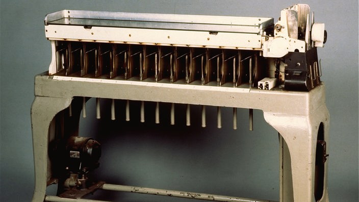 Lochkartenmaschine aus dem Dritten Reich
