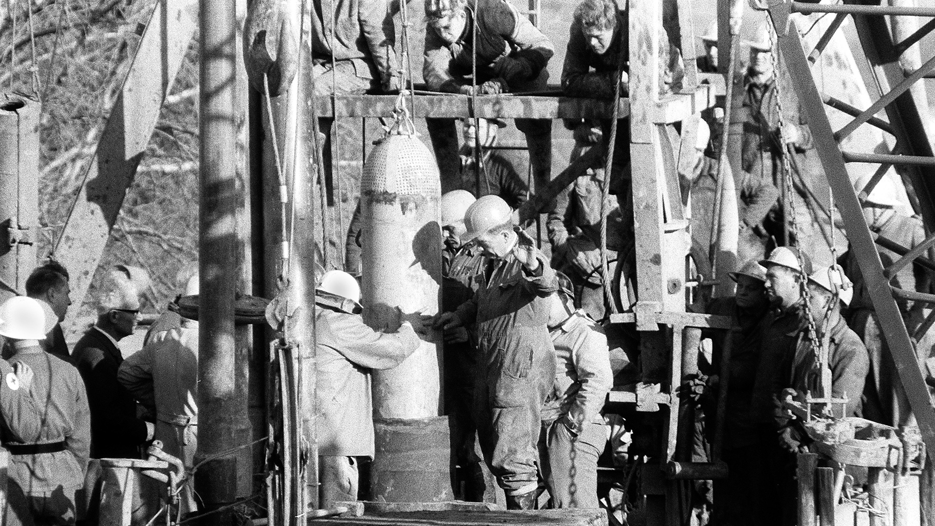 Grubenunglueck und Wunder von Lengede im Oktober/November 1963. | Bildquelle: picture-alliance / Sven Simon Grubenunglueck und Wunder von Lengede im Oktober/November 1963.