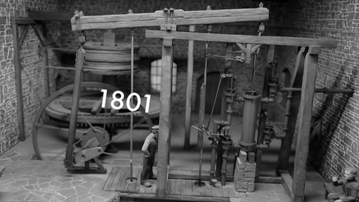 Screenshots aus dem Film "Steinkohlebergbau in Deutschland"