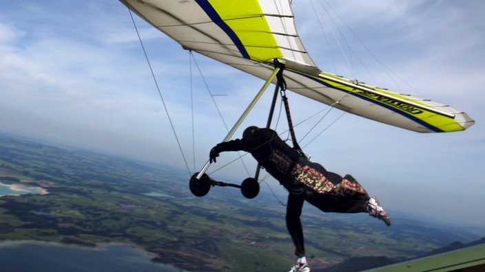 Drachenflieger beim Start