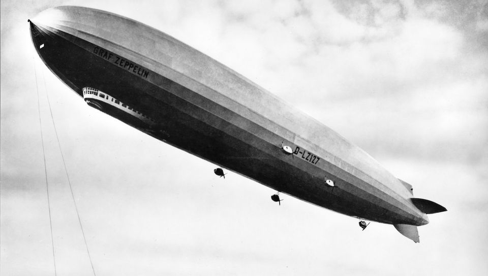 Das deutsche Luftschiff "Graf Zeppelin"
