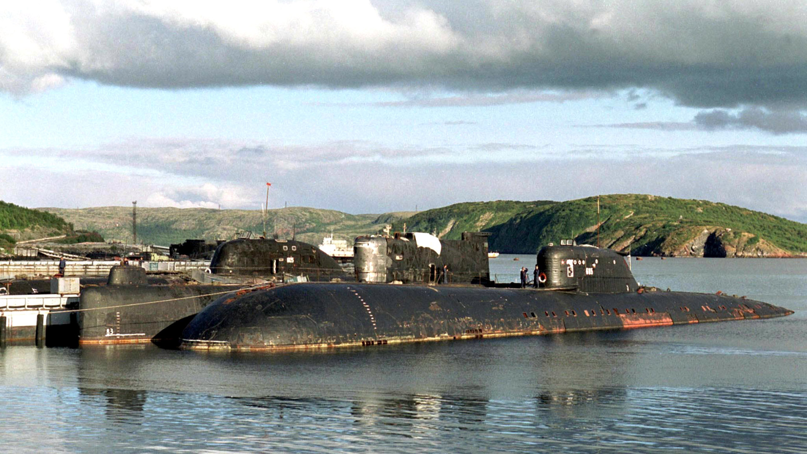 Russische Atom U Boote Friedhof