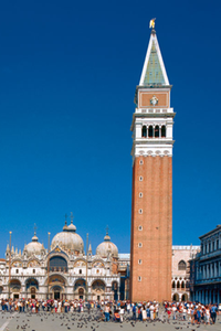 Campanile von San Marco in Venedig.