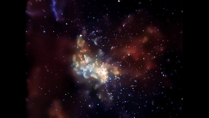 Das supermassive Schwarze Loch Sagittarius A * | Bildquelle: dpa Das supermassive Schwarze Loch Sagittarius A *