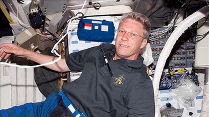 Thomas Reiter in der ISS.