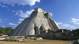 Ein Maya-Tempel in Yucatán.
