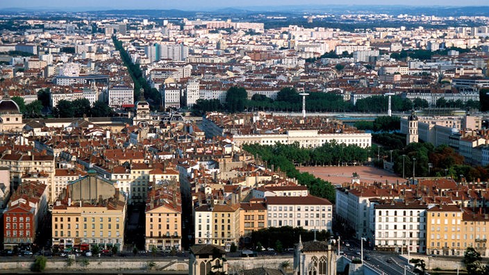 Panoramablick über Lyon
